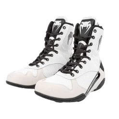 Professional Boxing Equipment Store 16 Venum Elite Boxing Boot – White/Black