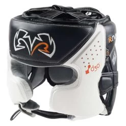 Rival RHG10 INTELLI-SHOCK Headgear – Black/Grey -Professional Boxing Equipment Store whiteheadgurd