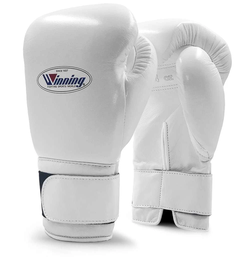 Winning MS Training Hook&Loop Boxing Gloves – White 1 Winning MS Training Hook&Loop Boxing Gloves – White