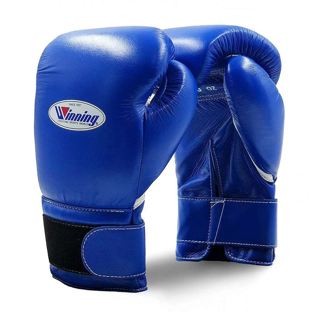 Winning MS Training Hook&Loop Boxing Gloves – Blue 1 Winning MS Training Hook&Loop Boxing Gloves – Blue